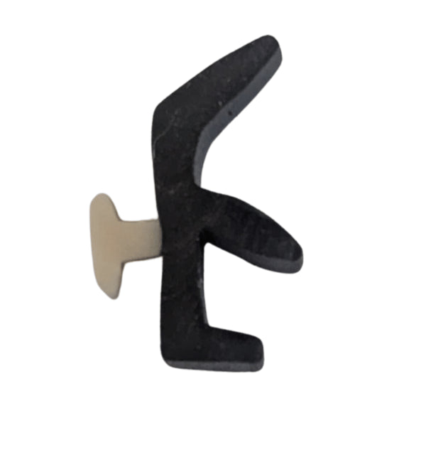 Main product image showing the black rubber gasket coiled or laid out, displaying the gasket's profile and cross-sectional shape against a clean white background